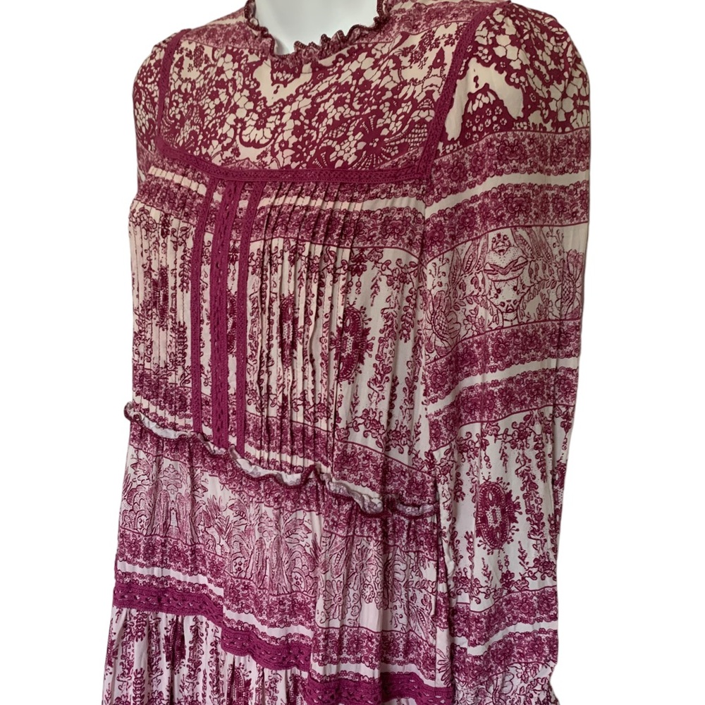 JAASE Fey Boho Mini Dress In Rhapsody Size XS - Picture 5 of 12